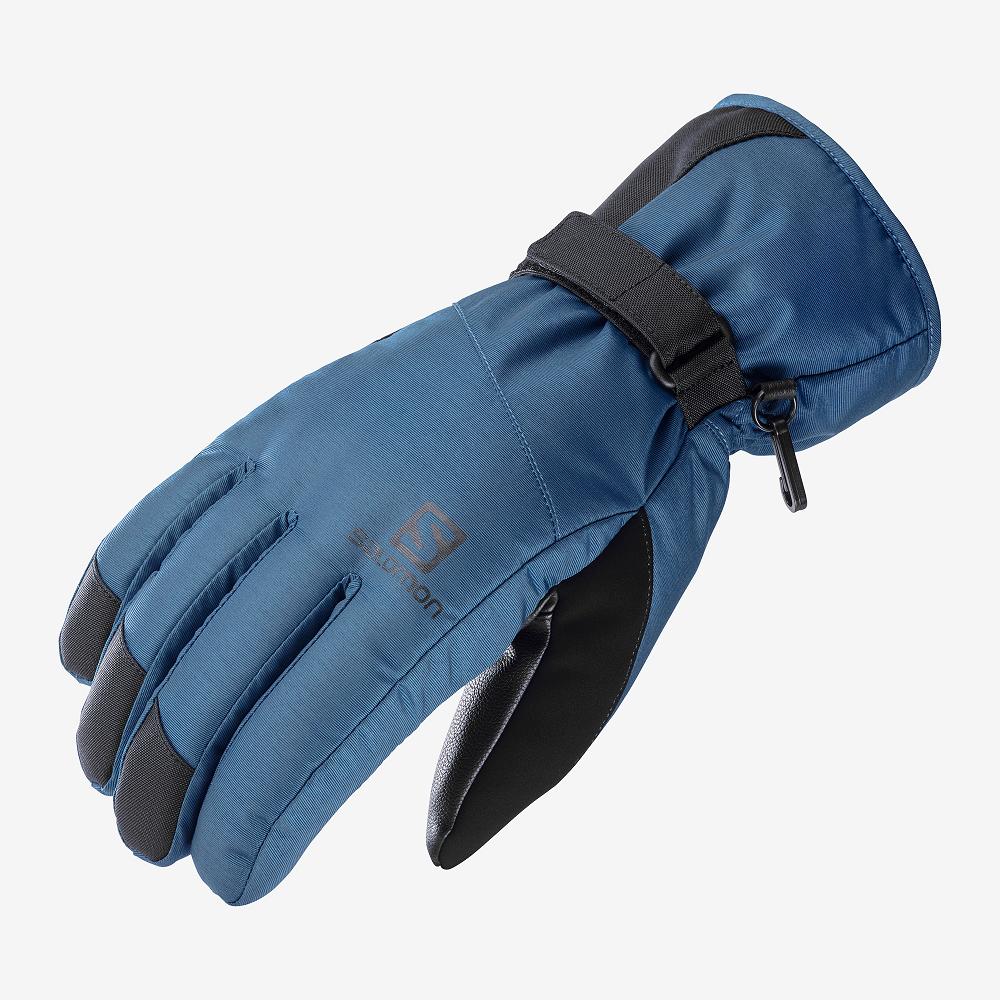 Salomon Israel FORCE DRY M - Mens Gloves - Navy (NUBA-04927)